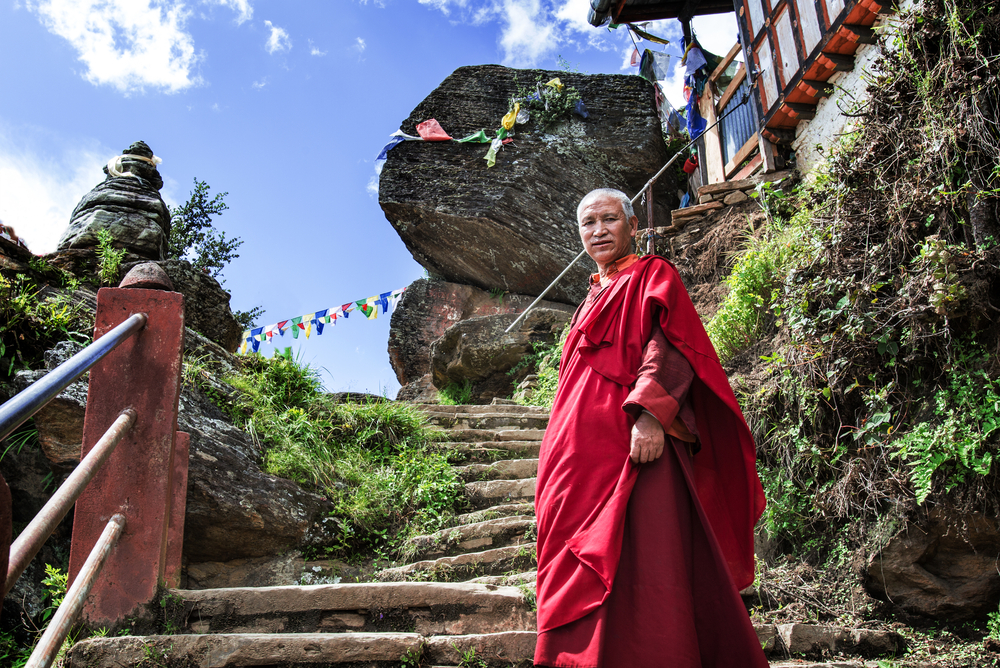 Бутанский монах