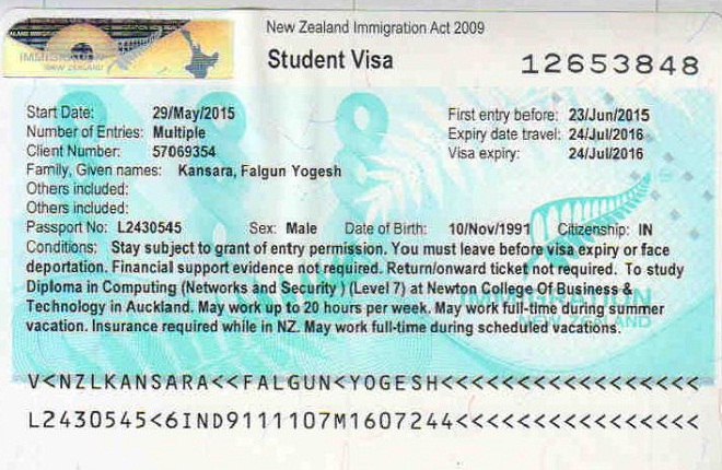 Студенческая виза в Новую Зеландию