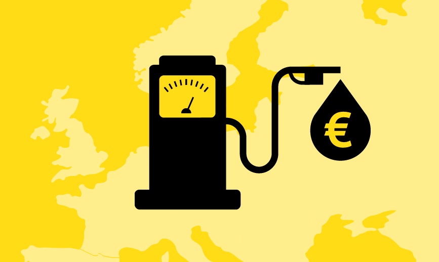 Стоимость бензина в Европе