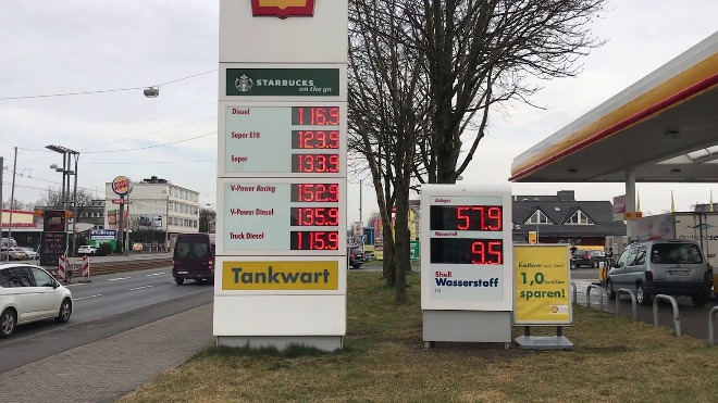 Цены на бензин в Германии