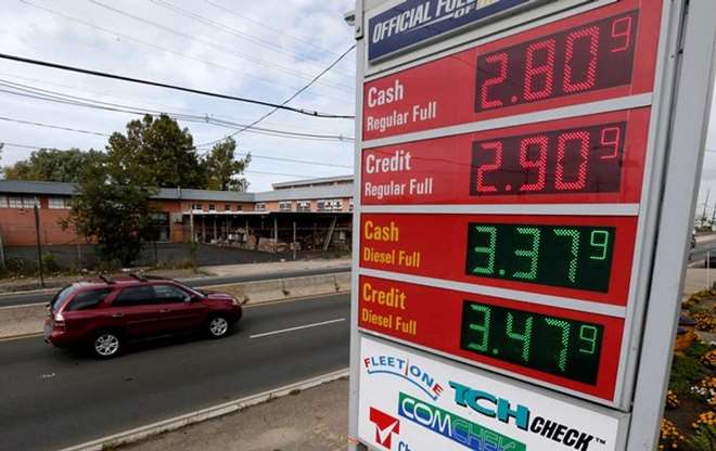 Стоимость бензина в США